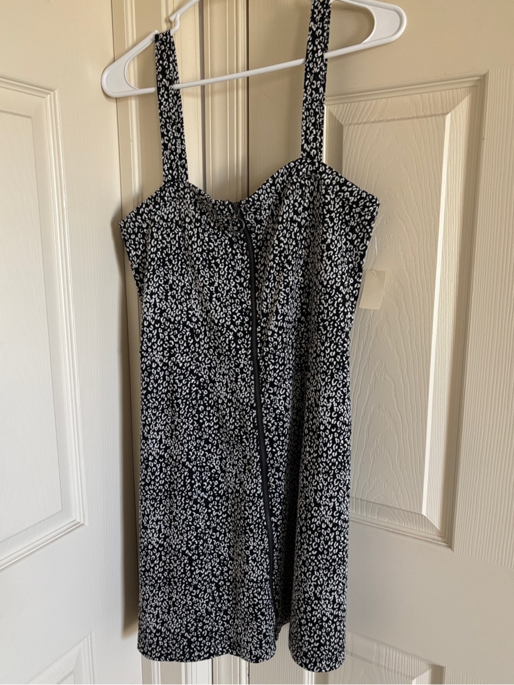 Aeropostale Black and White Leopard Print Sundress